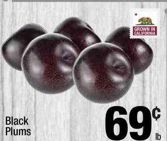 Super King Markets Black Plums offer