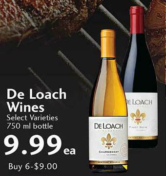 Sunset Foods De Loach Wines offer
