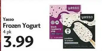 Sunset Foods Yasso Frozen Yogurt offer