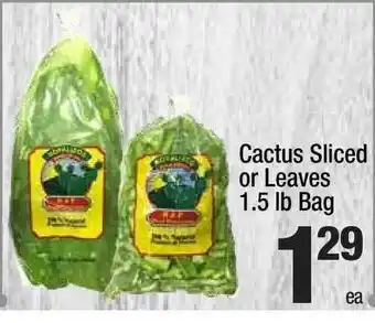Super King Markets Cactus Sliced Or Leaves 1.5 Lb Bag offer