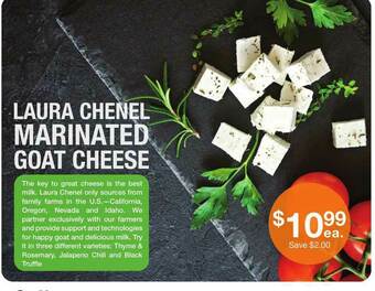 Fairway Store Market Laura Chenel Marinated Goat Cheese offer