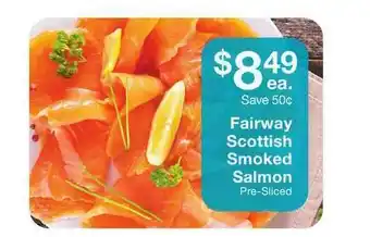 Fairway Store Market Fairway Scottish Smoked Salmon offer