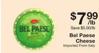 Fairway Store Market Bel Paese Cheese offer