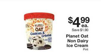 Fairway Store Market Planet Oat Non Dairy Ice Cream offer