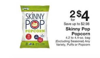 Fairway Store Market Skinny Pop Popcorn offer