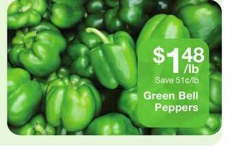 Fairway Store Market Green Bell Peppers offer