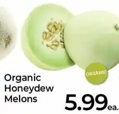 Roche Bros Organic Honeydew Melons offer