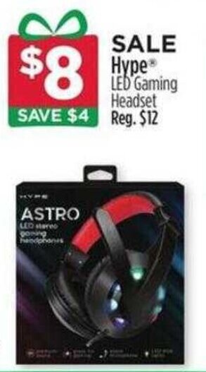 Dollar General Hype Led Gaming Headset offer