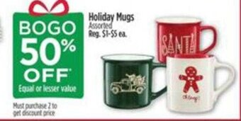 Dollar General Holiday Mugs offer