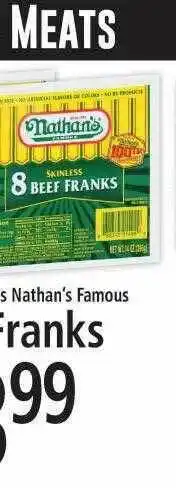 FoodFair Nathan's famous franks offer