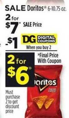 Dollar General Doritos offer