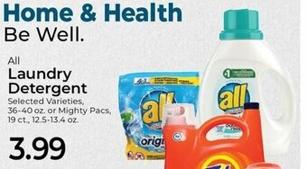 Roche Bros All Laundry Detergent offer