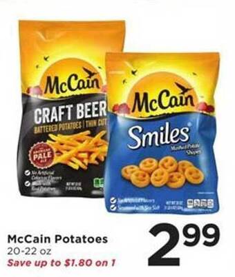 Cub Foods Mccain potatoes offer