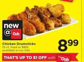 Cub Foods Chicken drumsticks offer