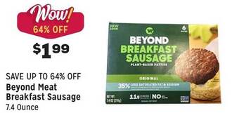 Grocery Outlet Beyond meat breakfast sausage offer