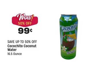Grocery Outlet Cocochito coconut water offer