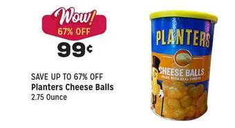 Grocery Outlet Planters cheese balls offer