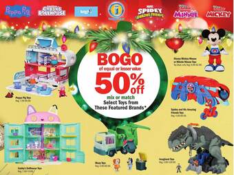 Meijer Select toys from these featured brands offer