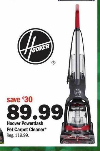 Meijer Hoover powerdash pet carpet cleaner offer