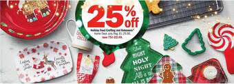 Meijer Holiday food crafting and bakeware offer