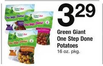 Safeway Green giant one step done potatoes offer