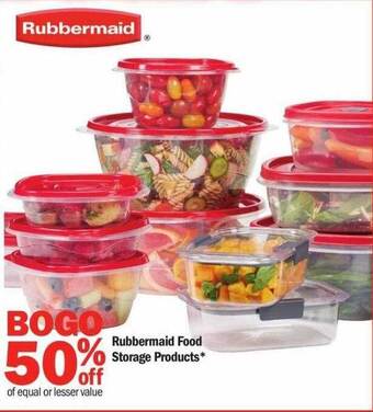 Meijer Rubbermaid food storage products offer