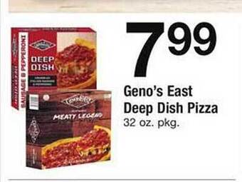 Safeway Geno's east deep dish pizza offer