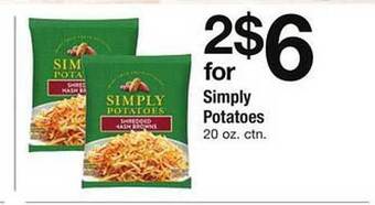 Safeway Simply potatoes offer
