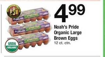 Safeway Noah's pride organic large brown eggs offer