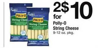 Safeway Polly-o string cheese offer
