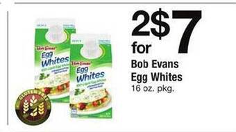 Safeway Bob evans egg whites offer