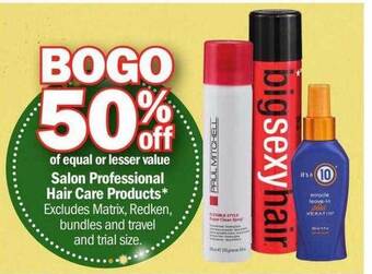 Meijer Salon professional hair care products offer