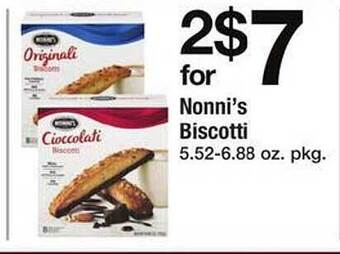 Safeway Nonni's biscotti offer