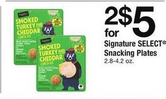 Safeway Signature select snacking plates offer