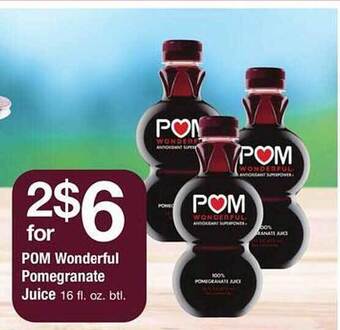 Safeway Pom wonderful pomegranate juice offer