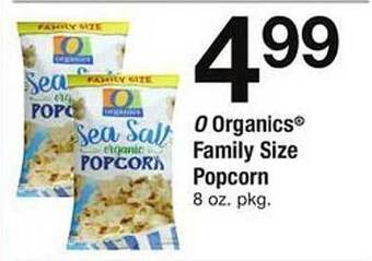 Safeway O organics family size popcorn offer