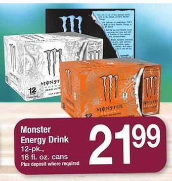 Safeway Monster energy drink offer