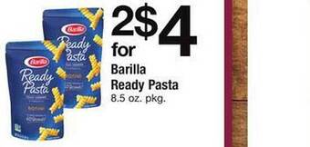 Safeway Barilla ready pasta offer