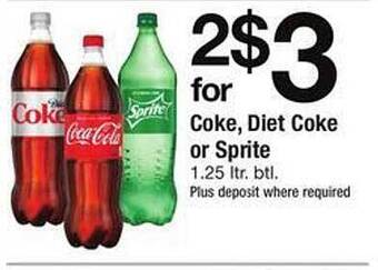 Safeway Coke, diet coke or sprite offer