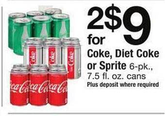 Safeway Coke, diet coke or sprite offer