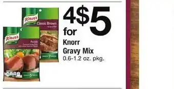 Safeway Knorr gravy mix offer