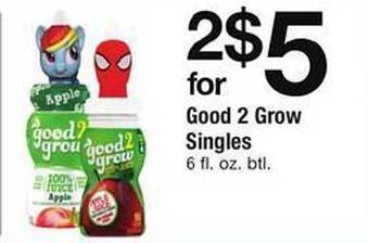 Safeway Good 2 grow singles offer