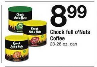 Safeway Chock full o'nuts coffee offer