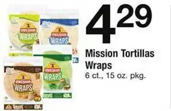 Safeway Mission tortillas wraps offer