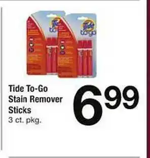 Safeway Tide to-go stain remover sticks offer