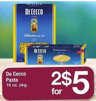 Safeway De cecco pasta offer