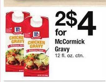 Safeway Mccormick gravy offer