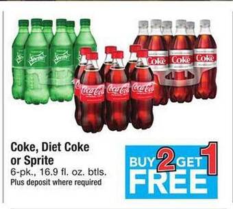 Safeway Coke, diet coke or sprite offer