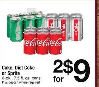 Safeway Coke, diet coke or sprite offer