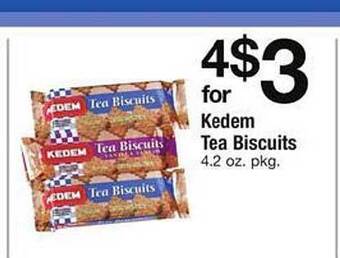 Safeway Kedem tea biscuits offer